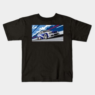 NSF M3 E46 GTR TOURING CAR DTM WIDEBODY Kids T-Shirt